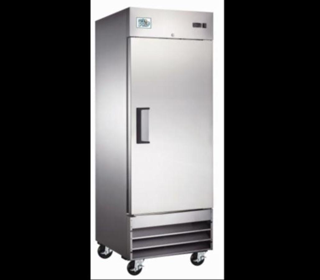 Elite Stainless Steel Single Door Freezer on Castors