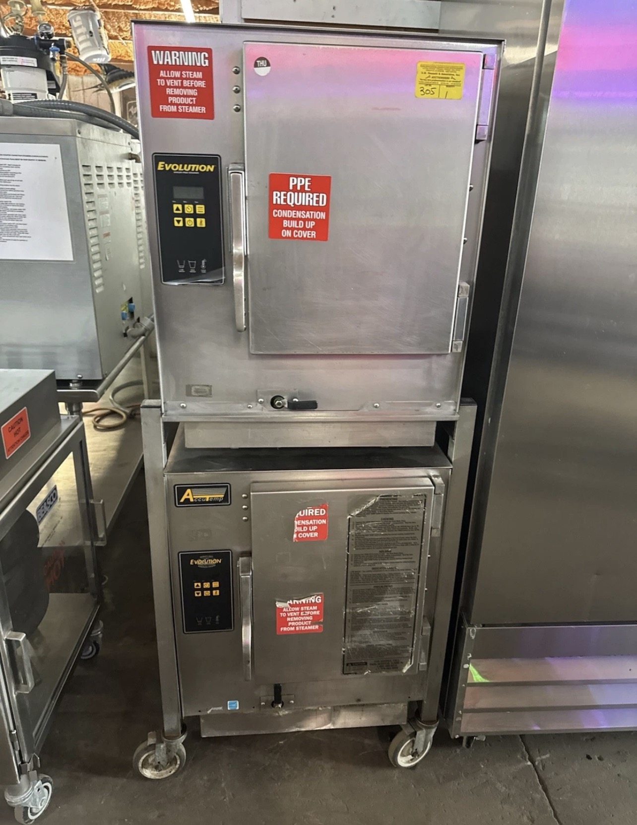 Used ACCUTEMP EVOLUTION DOUBLE STACK COMMERCIAL STEAMER – NATURAL GAS