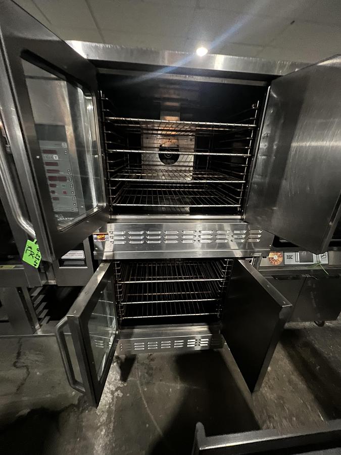Refurbished Market Forge Double Stack Gas Convection Oven Commercial Stainless Steel