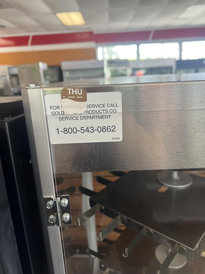 Used Gold Medal Fudge Puppy Countertop Display Case Merchandiser