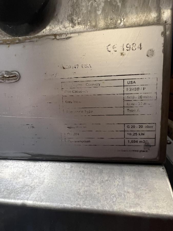 Used Commercial Gas Vertical Broiler / Shawarma Gyro Machine