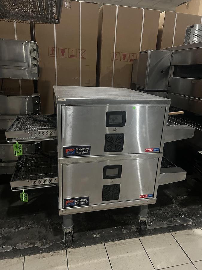 Used Middleby Marshall CTX DZ33T Double Stack Conveyor Pizza Oven