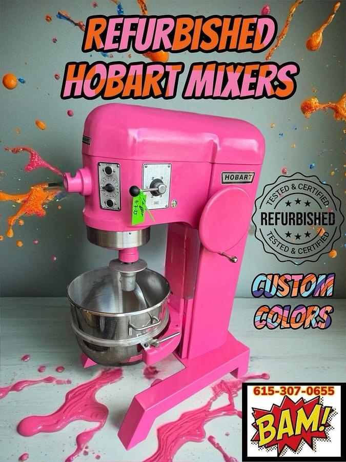 Used Hobart H600 60 Qt Mixer 1.5HP - 3Ph - 208V - Stainless Bowl And Dough HookHobart H600 60 Qt Mixer 1.5HP - 3Ph - 208V - Stainless Bowl And Dough Hook