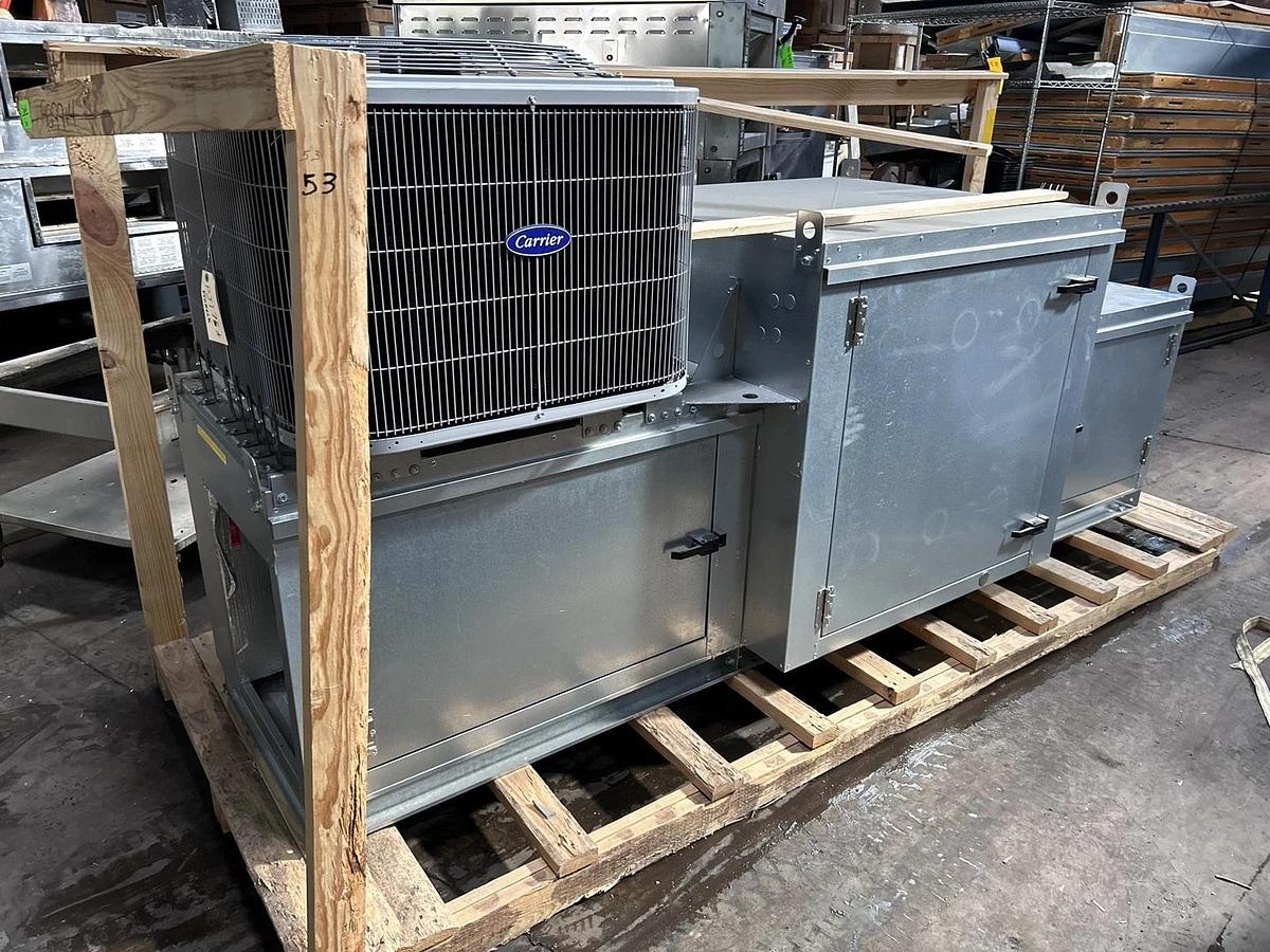 New Captive Aire Make Up Air Unit - With A/C Unit- 220v 1 Phase- 1350CFM