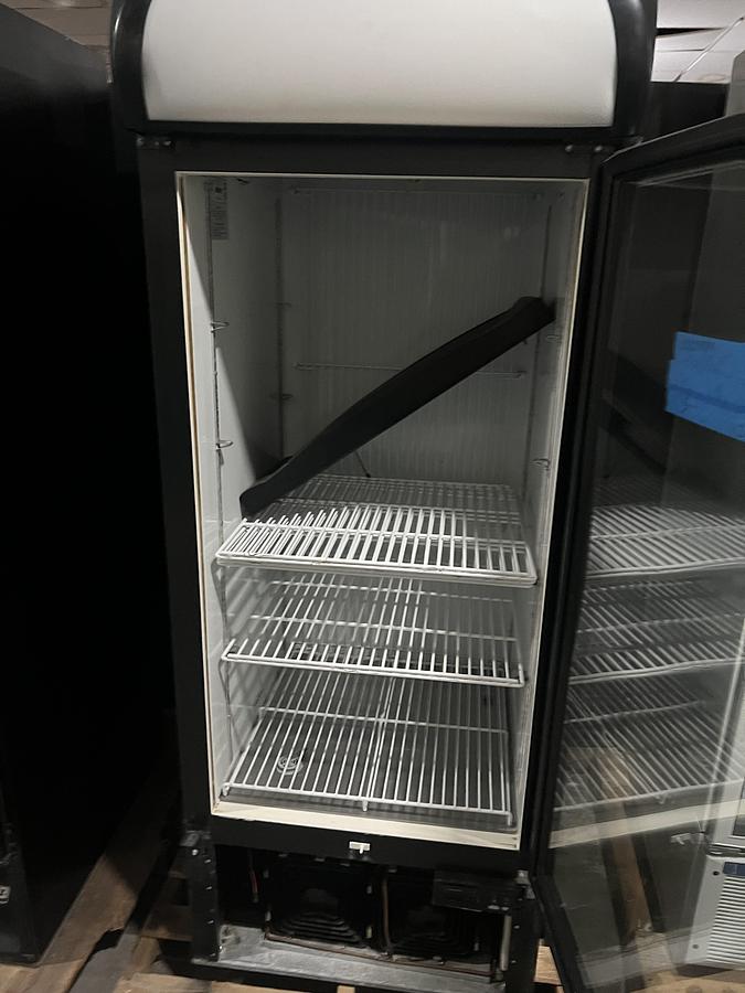 Refurbished Minus Forty Single Glass Door Commercial Display Freezer Merchandiser Upright