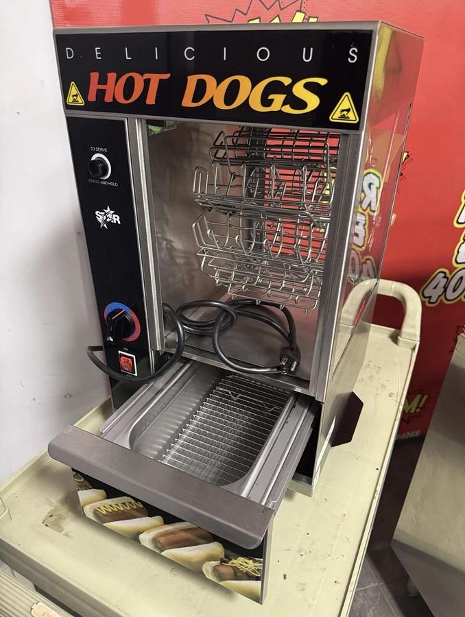 Used Star Commercial Hot Dog Steamer & Merchandiser