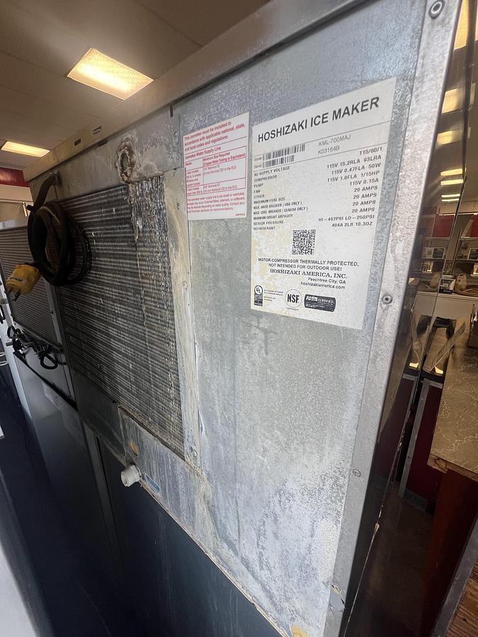 Refurbished Hoshizaki 662 Lb Commercial Ice Machine Head Air Cooled Crescent Cube