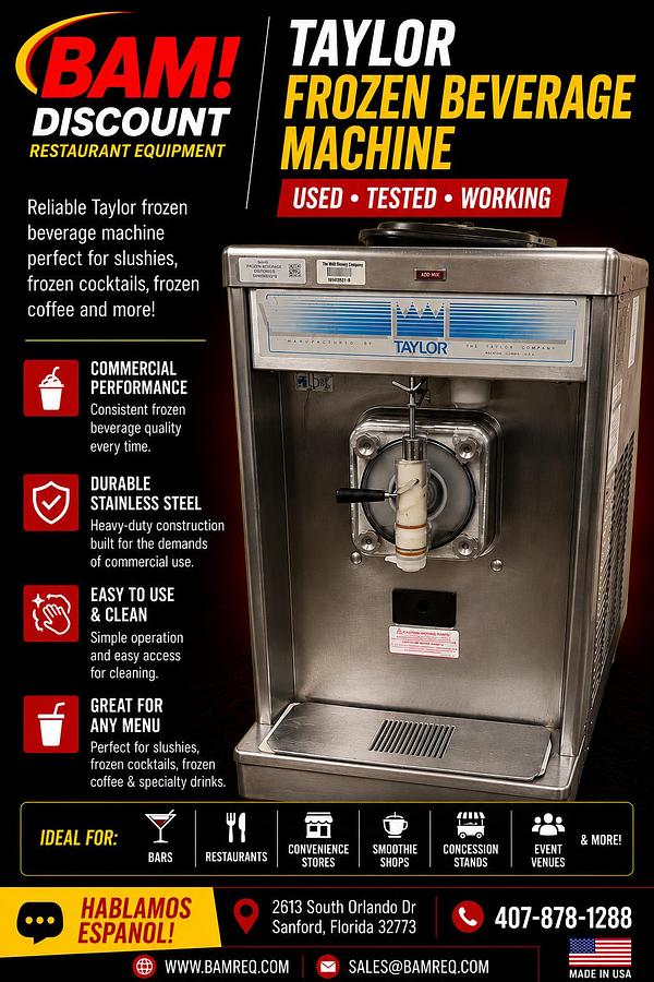 Used Taylor Frozen Beverage / Slushy Machine