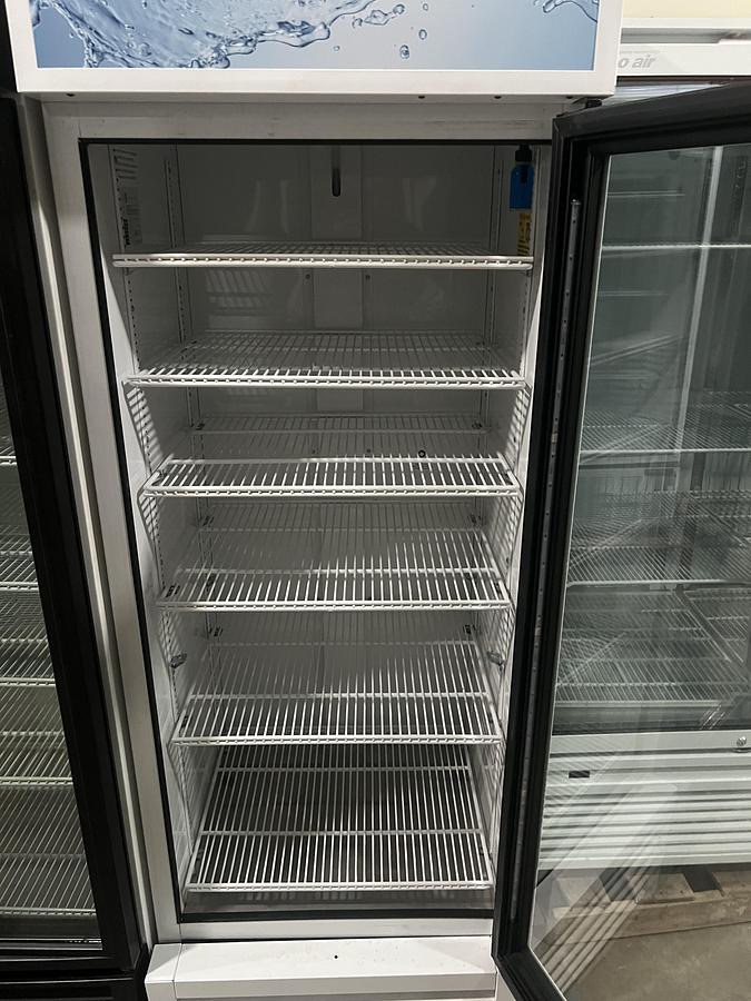 Refurbished ABS 1 Door Commercial Glass Merchandiser Refrigerator Reach-In Display Cooler
