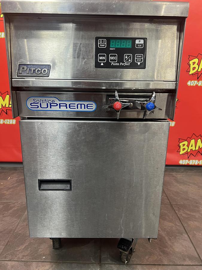 Used Pitco Solstice Supreme SSPG14 Gas Pasta Cooker