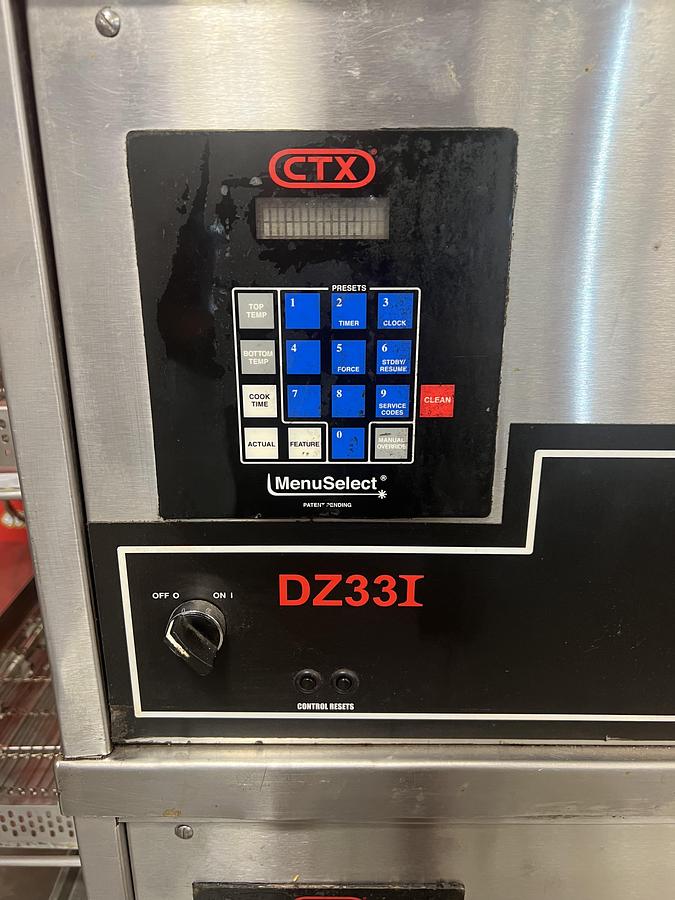 Used CTX WOW!2 DZ331 Countertop Conveyor Oven Double Stack Commercial Pizza Oven