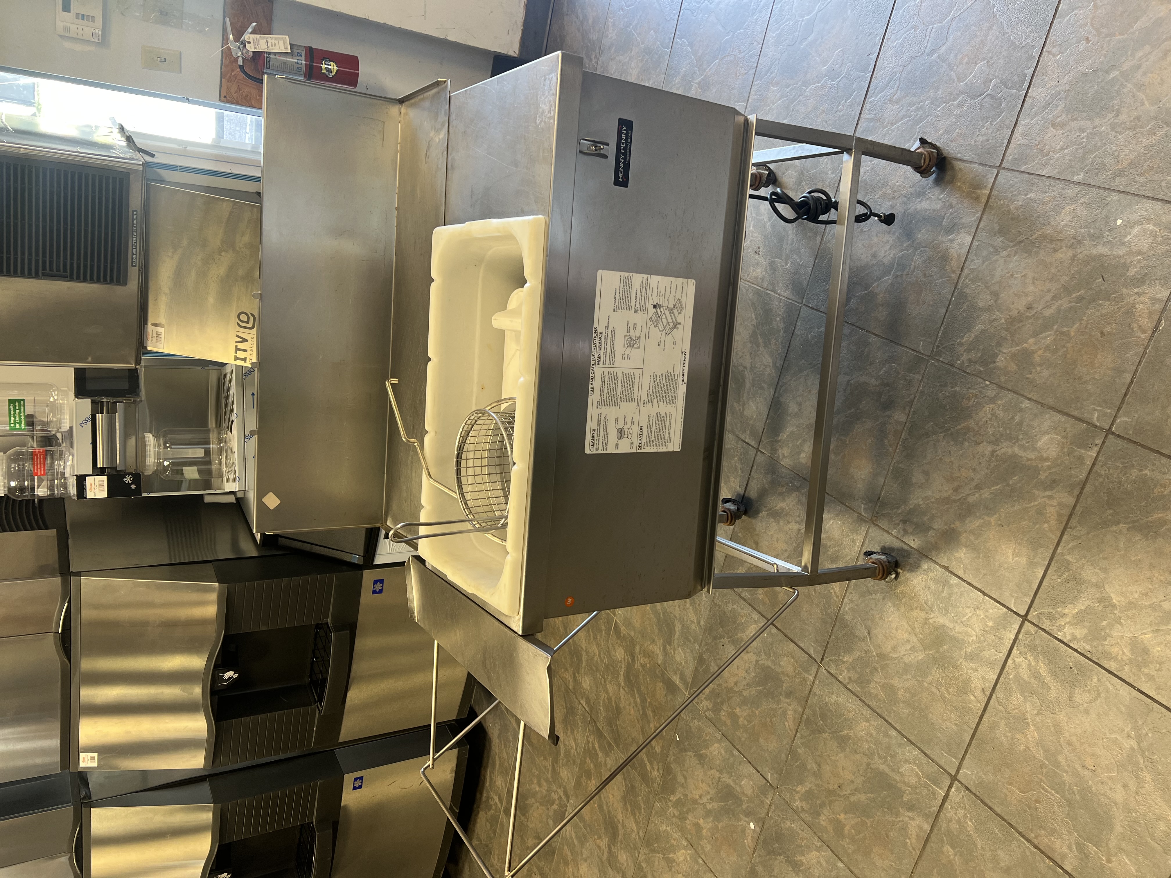 Refurbished Henny Penny Commercial Stainless Steel Breading Cart / Breading Station