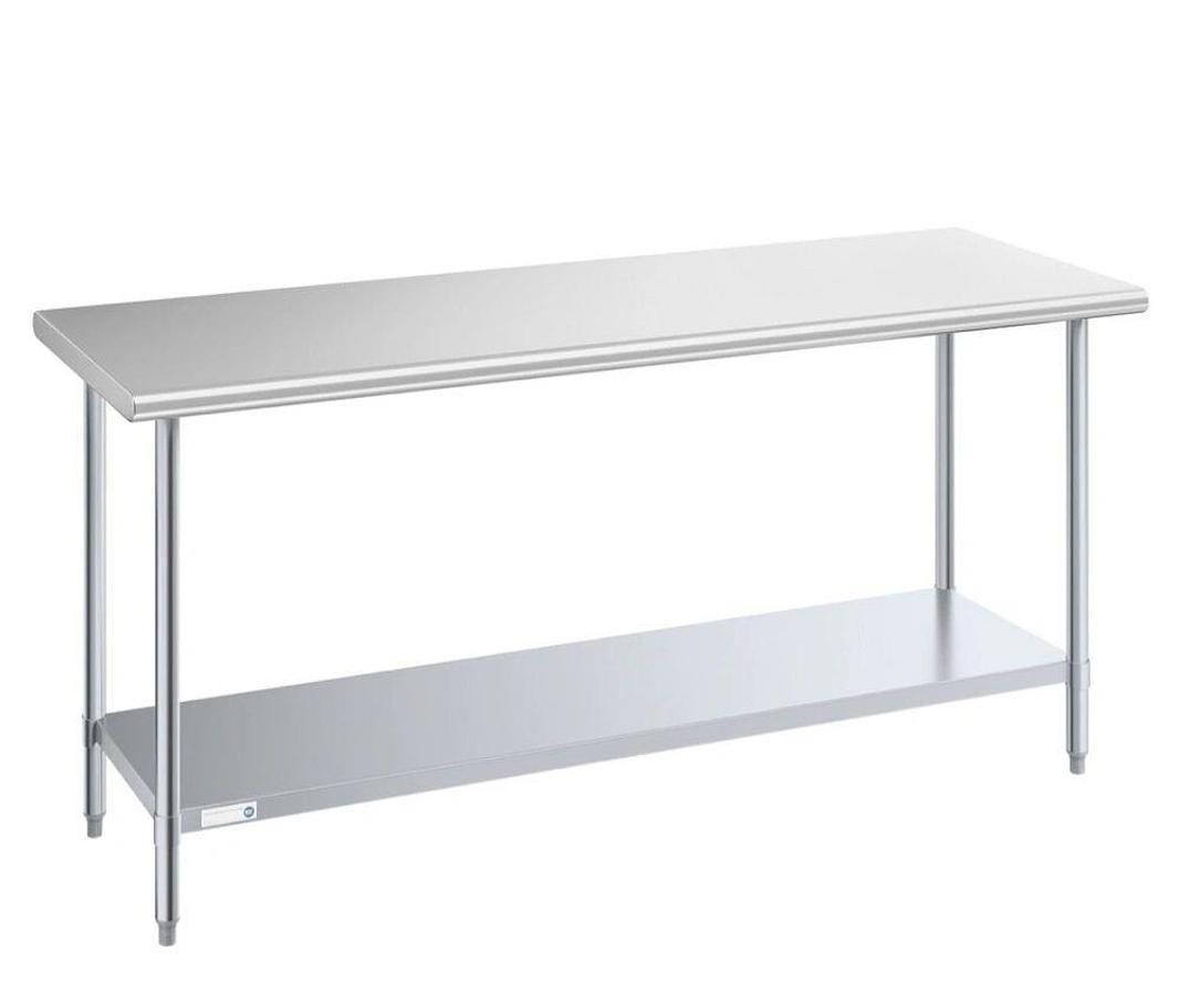 24"x84" Economy Line Stainless Steel Table