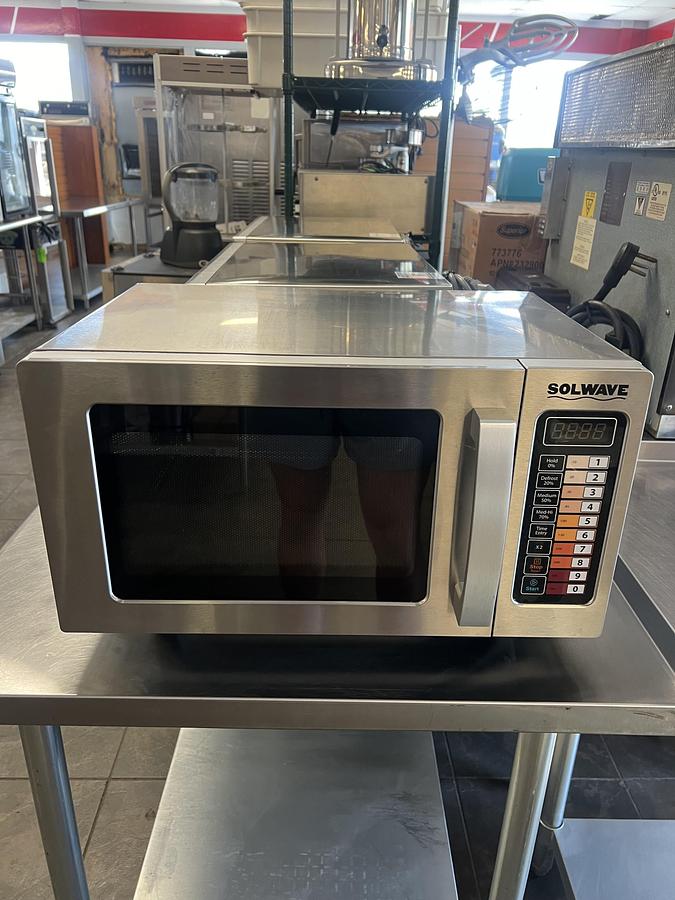 Refurbished Solwave Commercial Microwave Oven Stainless Steel Programmable Restaurant Microwave