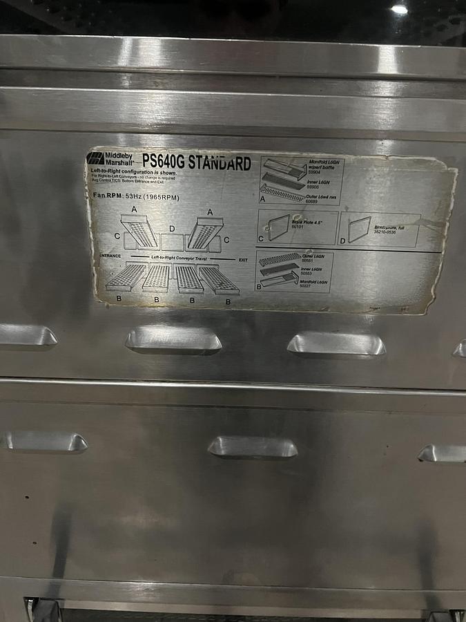 Refurbished Middleby Marshall WOW! Double Stack Conveyor Pizza Oven Commercial High Volume