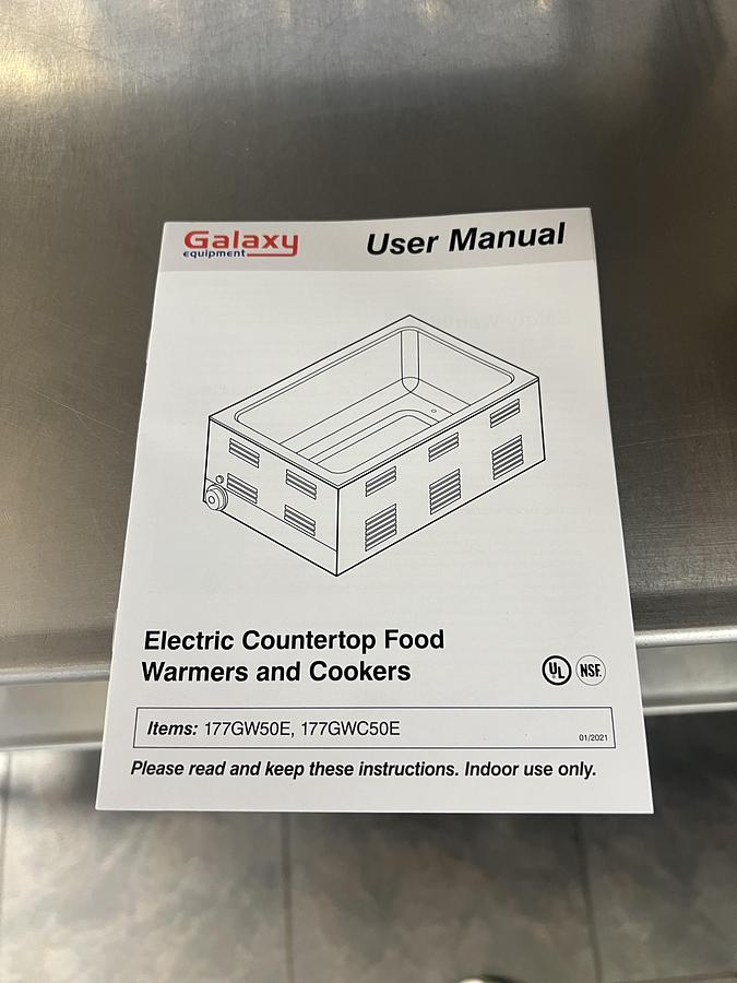 Galaxy Countertop Food Warmer – Commercial Stainless Steel Electric Food Warmer