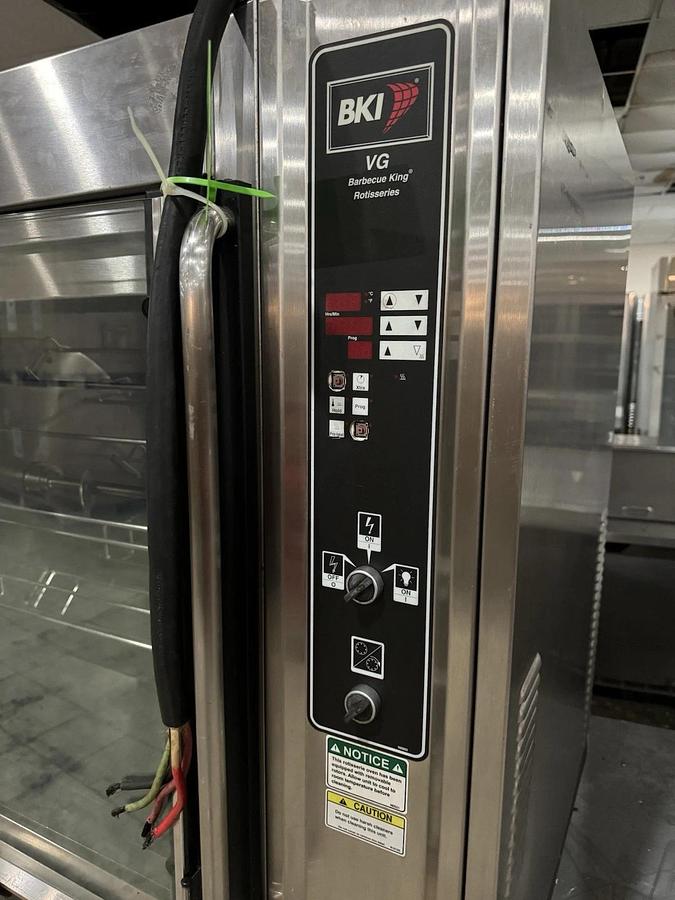 Refurbished BKI VGG-8-F-PT Rotisserie Oven, Pass-Thru, Electric, Single Deck