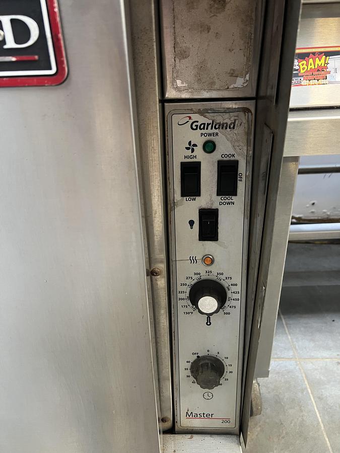 Used Garland Master 200 Double Deck Electric Steamer Oven Commercial Cooker