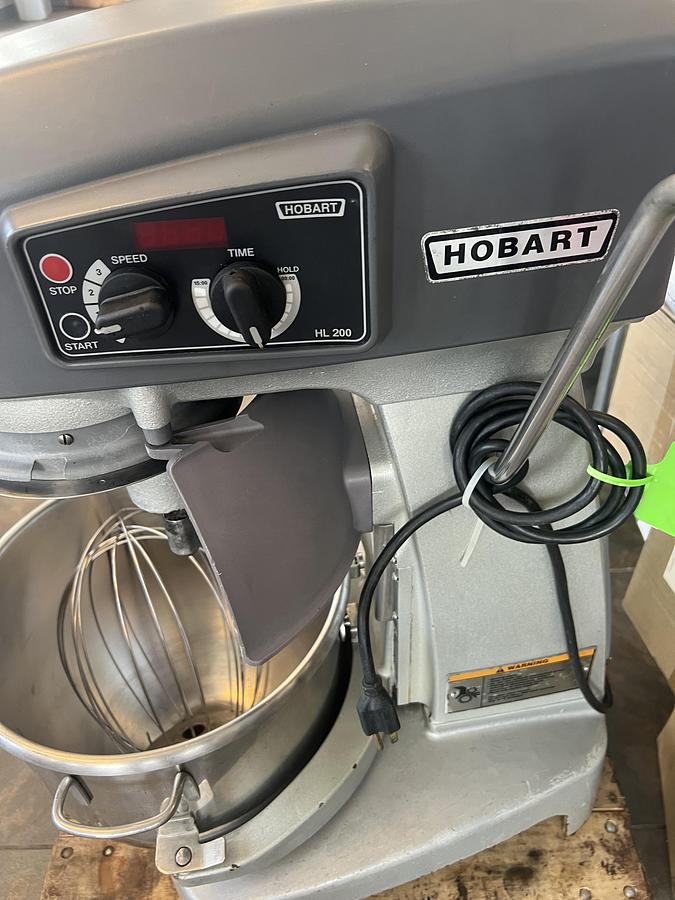 Used Hobart H600 60 Quart Commercial Planetary Mixer – Complete Attachment Package