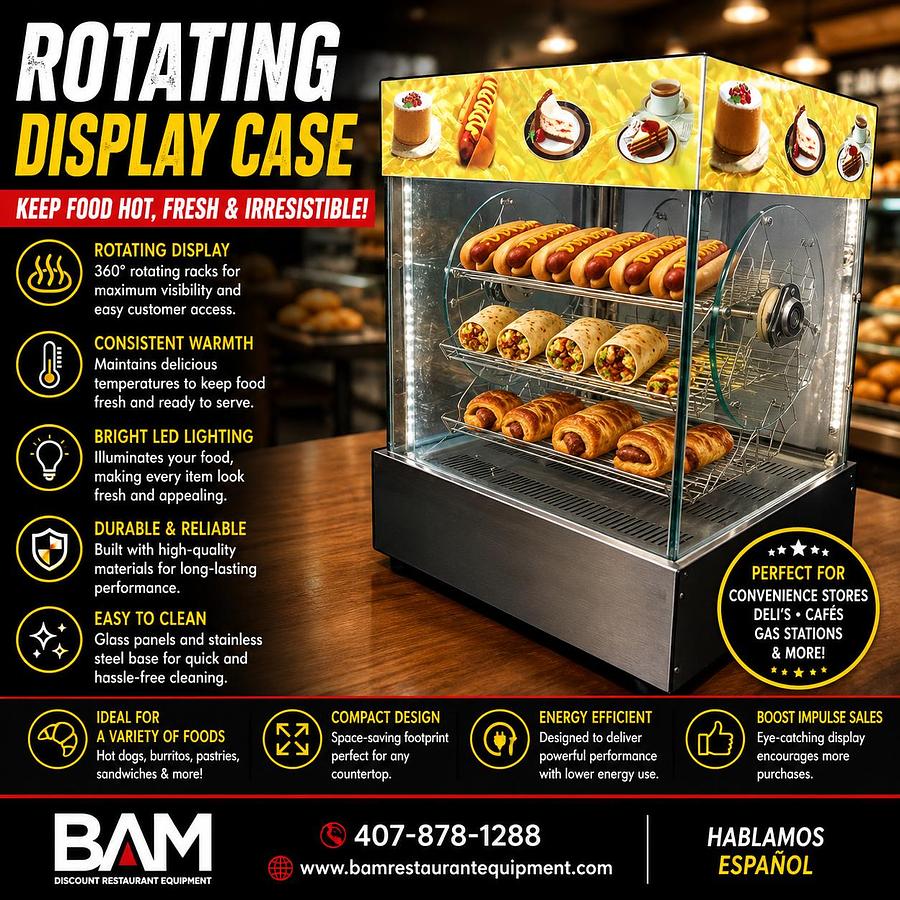 Used Rotating Display CaseRotating Display Case