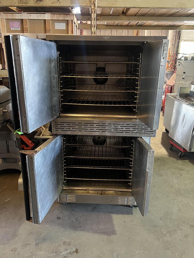 Refurbished Garland Master 200 Double Stack Commercial Gas Convection Oven Stainless Steel