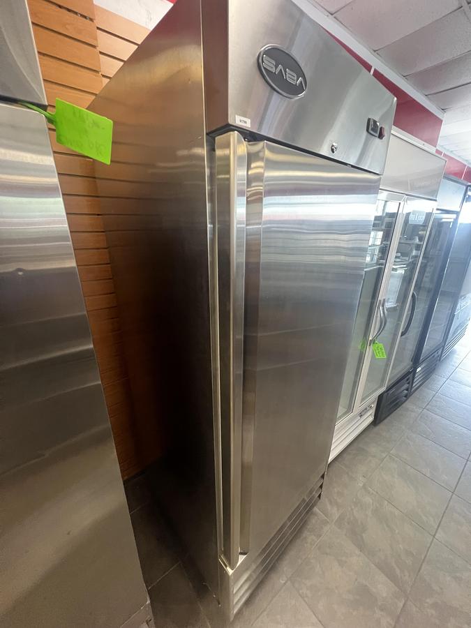 Used SABA Commercial 1 Door Reach-In Freezer Stainless Steel Tested Working