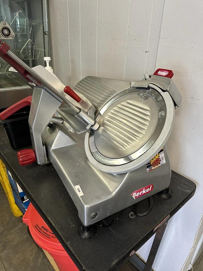 Used Berkel 10” Manual Meat Slicer Electric 120v Used Tested Working