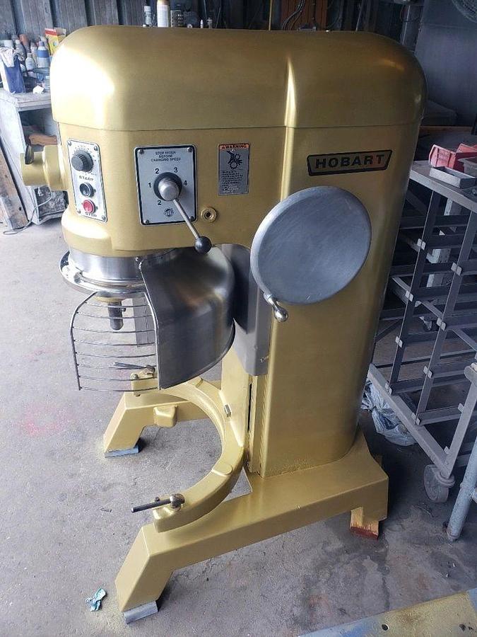 Used Hobart H600T 60 Qt Mixer 2HP - 3Ph - 230v - New Stainless Bowl And Dough HookHobart H600T 60 Qt Mixer 2HP - 3Ph - 230v - New Stainless Bowl And Dough Hook