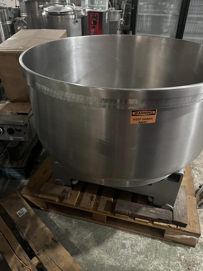 Refurbished 240 Qt Gemini KB Systems Commercial Stainless Steel Mixer Bowl Heavy Duty
