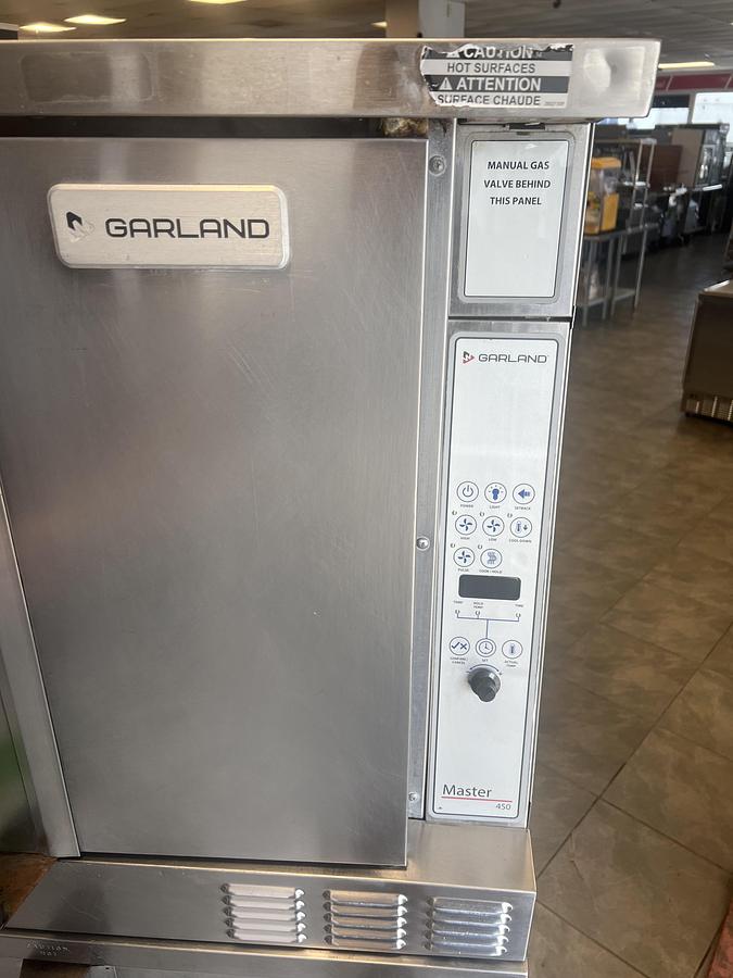 Used Garland Master 450 Double Stack Natural Gas Convection Oven – Double Deck Commercial Bakery Oven