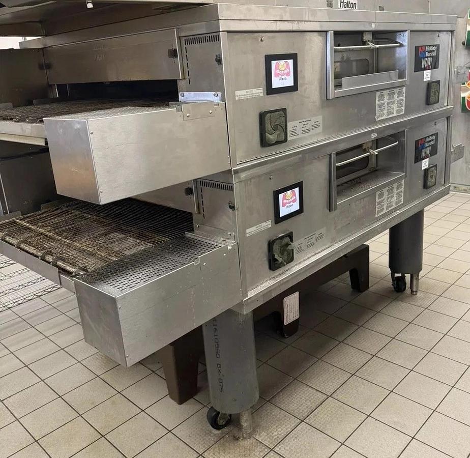 Used Middleby Marshall WOW! Touch Screen PS670G Double 32" Conveyor Pizza Oven