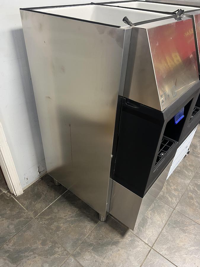 Refurbished ITV Commercial Ice Dispenser Stainless Steel Push Dispensing Restaurant Hotel