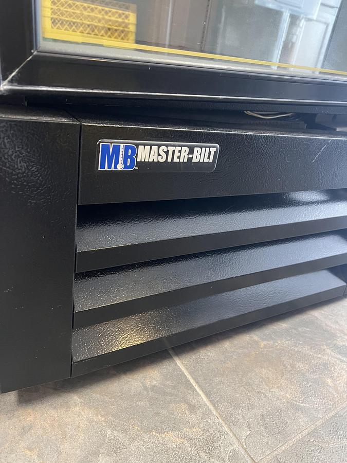 Used Master-Bilt Single Glass Door Merchandiser Refrigerator Cooler Display