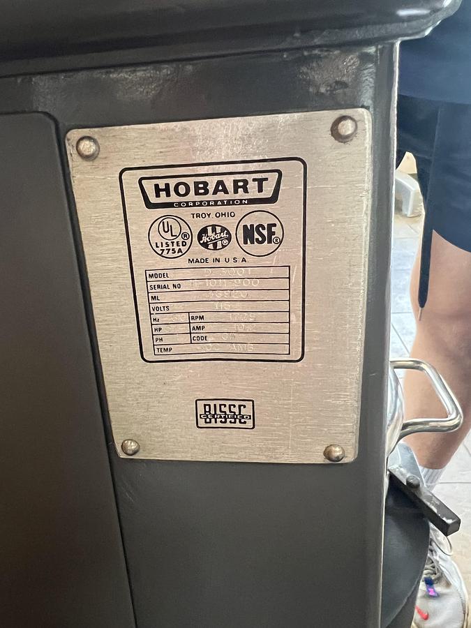 Refurbished Hobart 30 Qt Commercial Planetary Mixer w/ Stainless Bowl & Paddle Heavy Duty