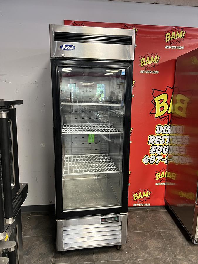Used Atosa 23 Cu. Ft. Glass Door Merchandiser Refrigerator – Commercial Display Cooler – 115V
