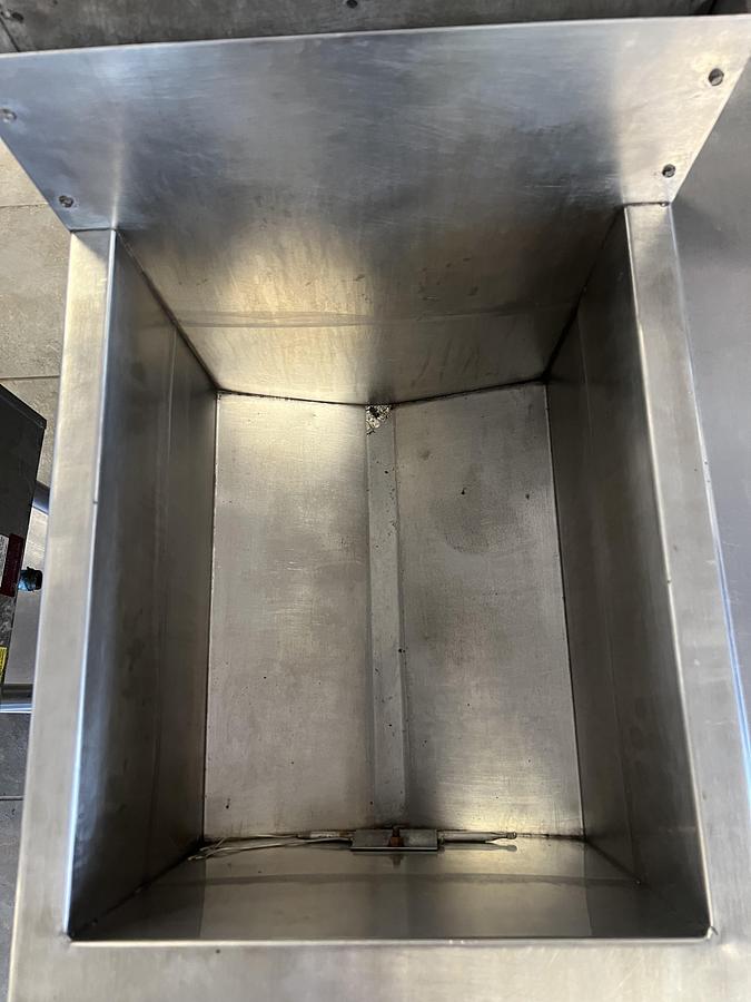 Used Castle Stainless Steel Commercial Fryer Base Cabinet w/ Storage Door