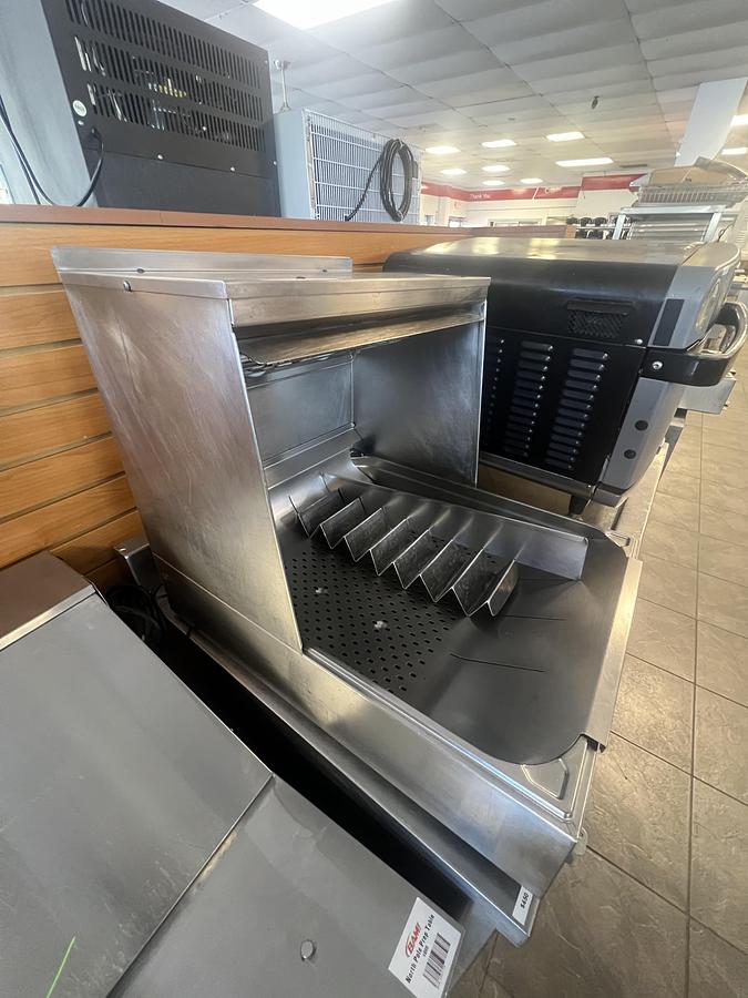 Used Hatco Glo-Ray Heated Fry Dump Station – Commercial Stainless Steel Holding Station – 120V