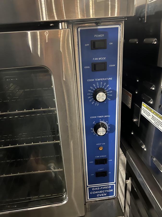 Refurbished CookRite by Atosa Commercial Gas Convection Oven Full Size Stainless Steel