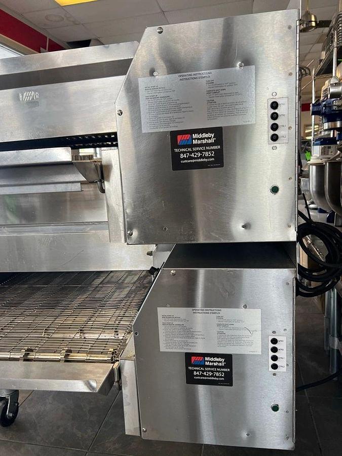 Used Middleby Marshall PS638G-2 65” Gas Double Impingement Conveyor Oven - Natural GasMiddleby Marshall PS638G-2 65” Gas Double Impingement Conveyor Oven - Natural Gas