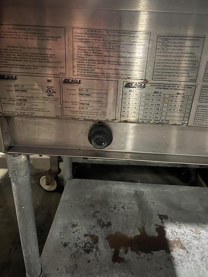 Refurbished Eagle Group Stainless Steel Commercial Steam Table Food Warmer w/ Undershelf