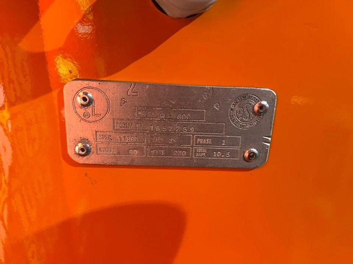 Used HOBART H-600 MIXER 1 HP • 1-Phase • 230VHOBART H-600 MIXER 1 HP • 1-Phase • 230V