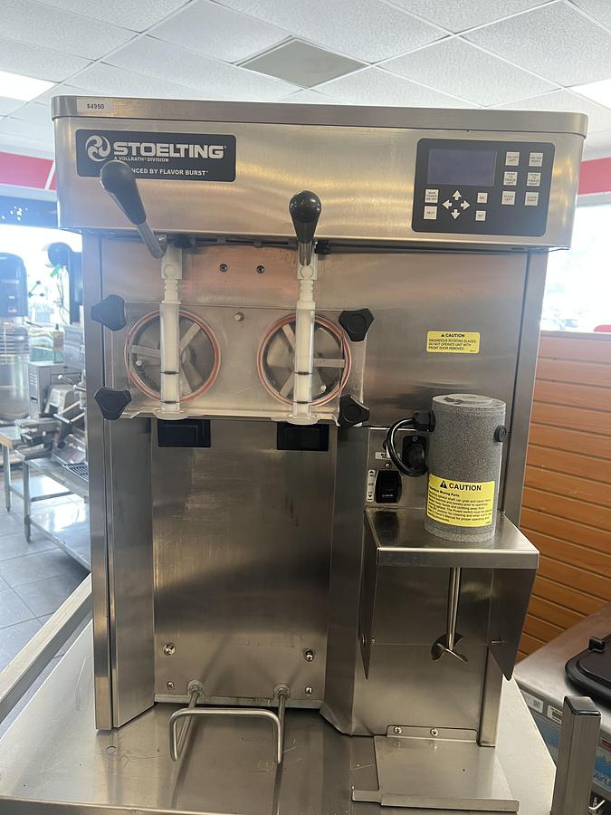 Used Stoelting Flavor Burst Soft Serve Ice Cream Machine Twin Flavor with Twist