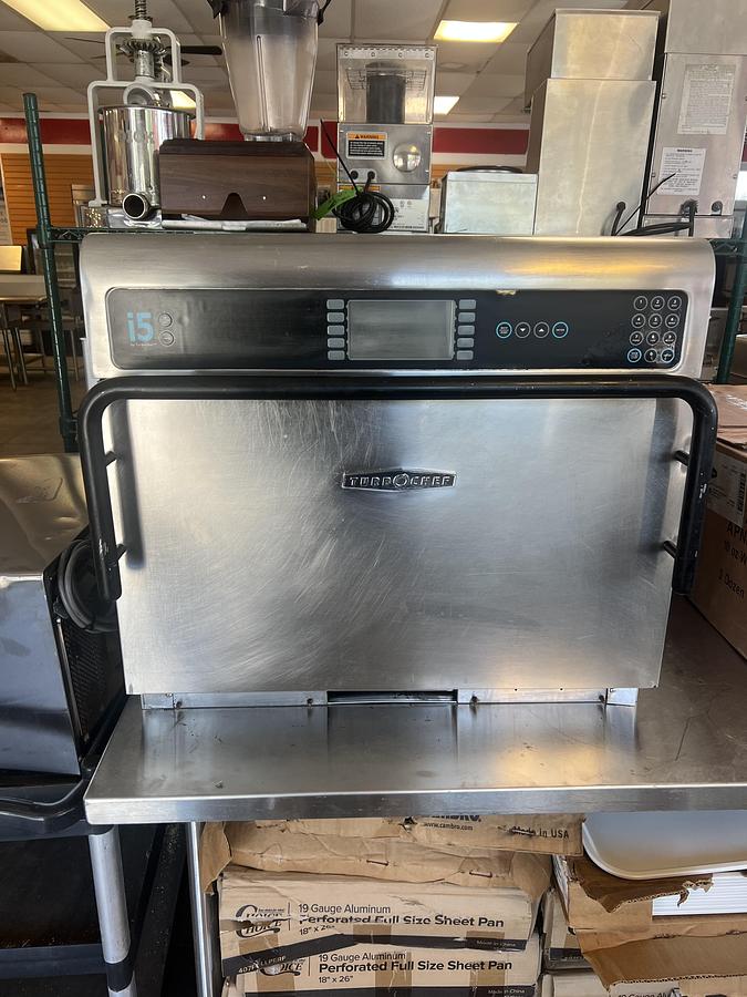 Used TurboChef i5 High-Speed Rapid Cook Oven – Ventless Commercial Countertop Oven – Tested