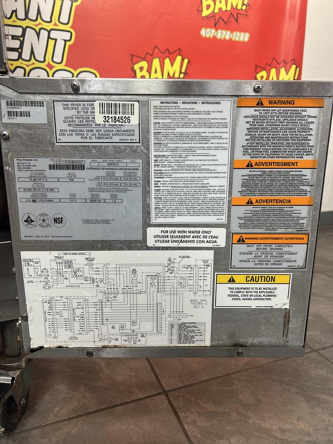 Used Pitco Solstice Supreme SSPG14 Gas Pasta Cooker