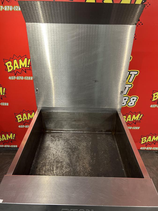 Used Dean Commercial Gas Fat Fryer with Built-In Filter System