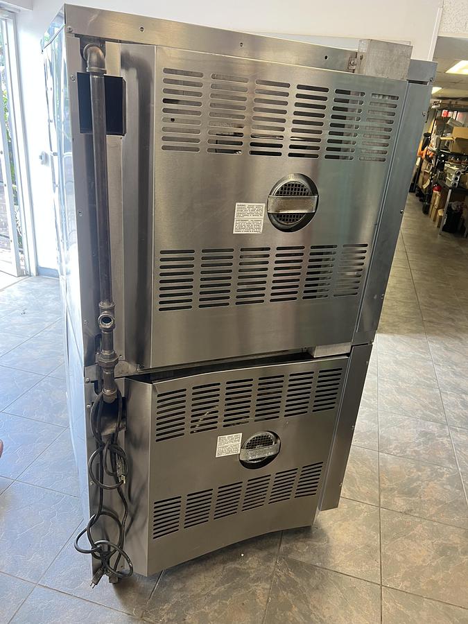 Used Garland Master 450 Double Stack Natural Gas Convection Oven – Double Deck Commercial Bakery Oven
