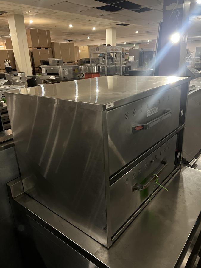 Refurbished Hatco 2-Drawer Commercial Warming Drawer Stainless Steel Food Warmer Holding