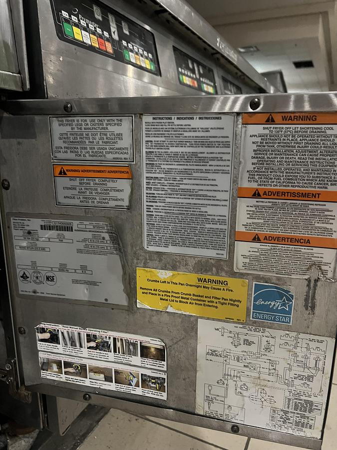 Refurbished Pitco Solstice Supreme Single Bay Commercial Gas Fryer Digital Controls Heavy Duty