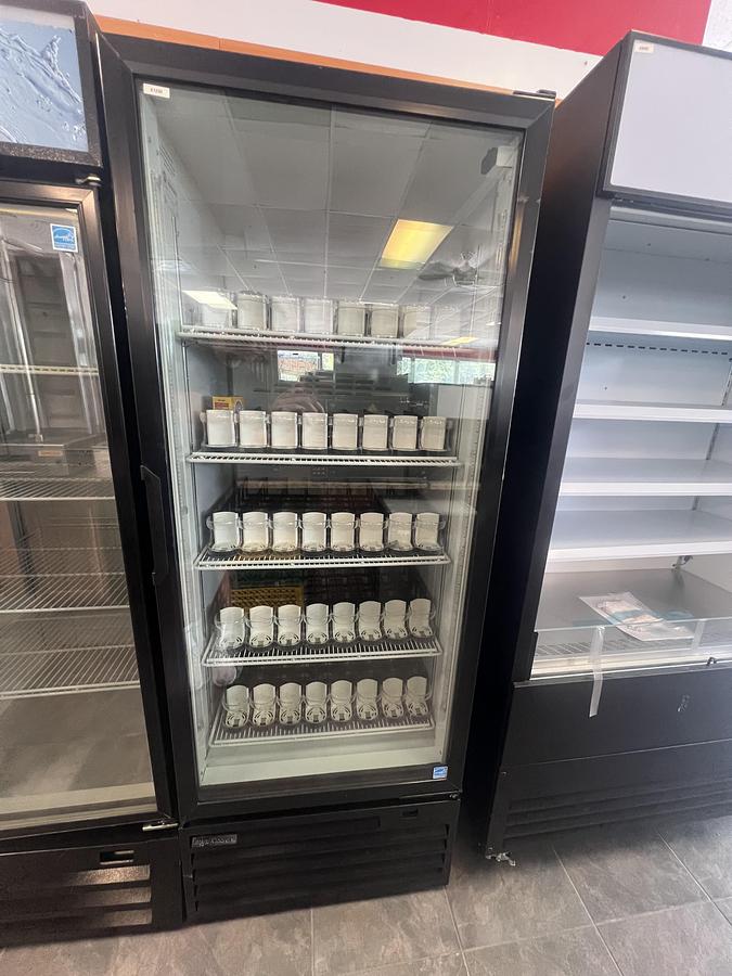 Used Master-Bilt Single Glass Door Merchandiser Refrigerator Display Cooler