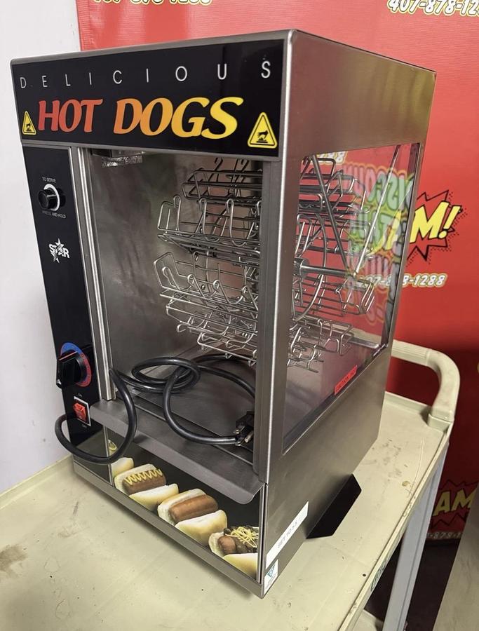 Used Star Commercial Hot Dog Steamer & Merchandiser